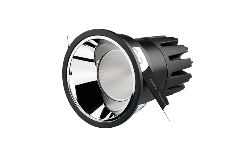 2020 Newest Design Round Anti Glare COB Downlights 12W 3000K Warm White for Hotel Lighting