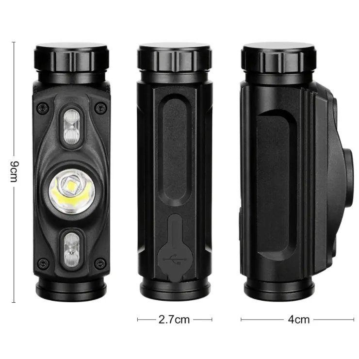 700 Lumen Bright Headlamp 4 Flash Mode Rechargeable LED Camping Headlamp High Powerful Waterproof Ipx5 COB LED Headlight