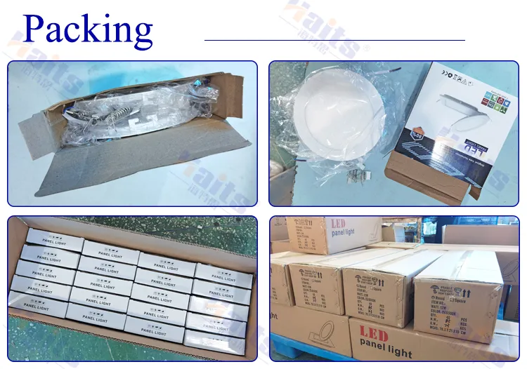 Aluminum Round LED Light 3000-6500K House LED Panel Light