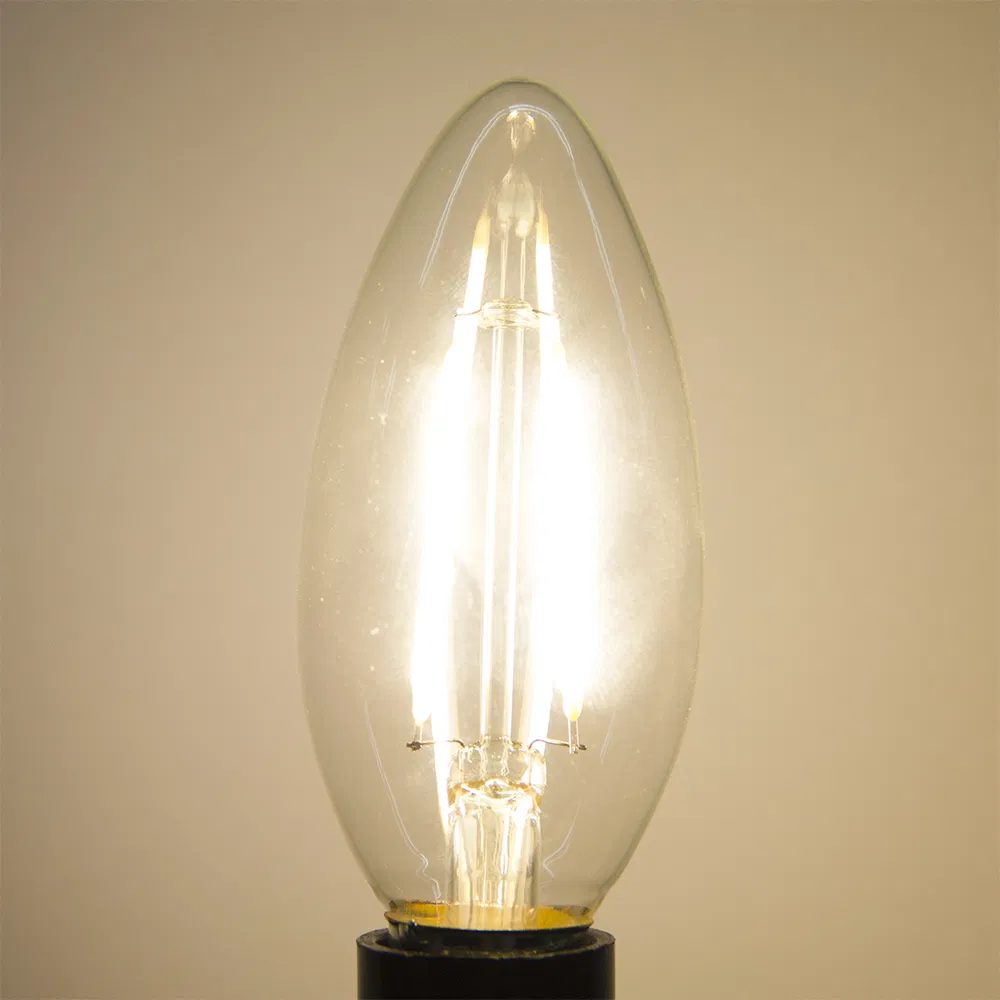 E14 4W 400lumen Filament Light Bulb LED Lamp Tip