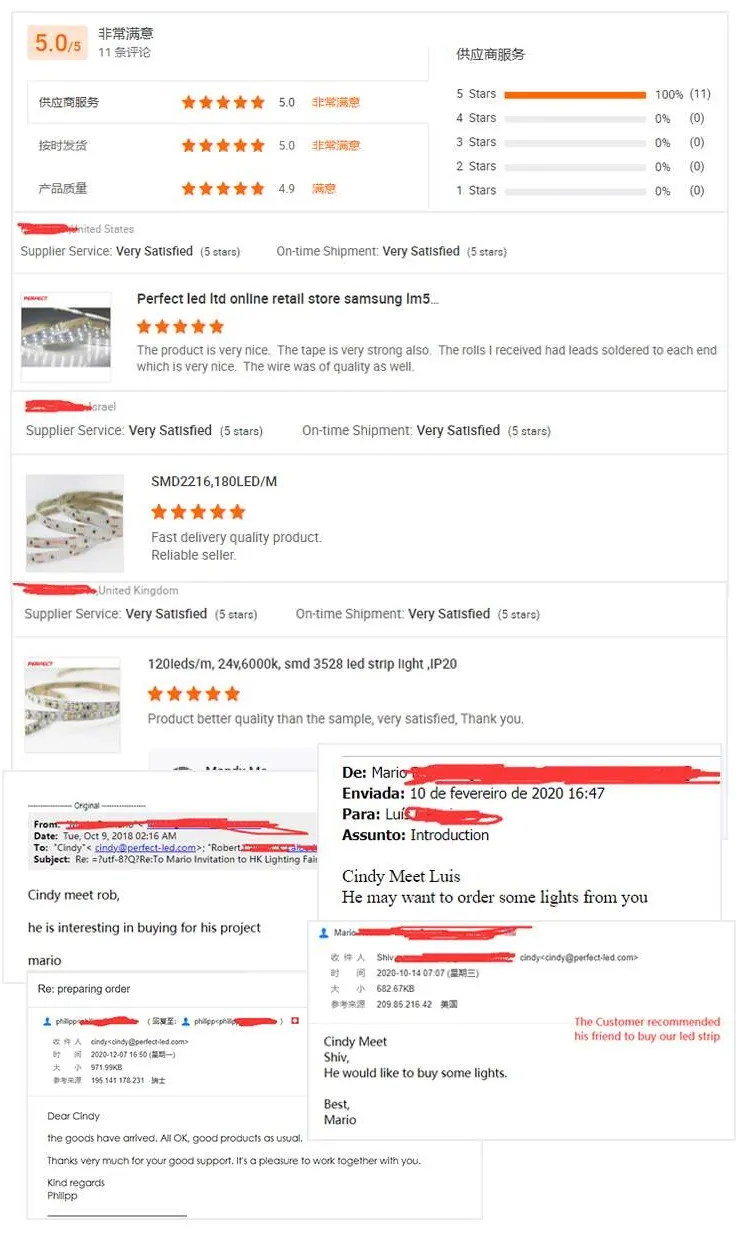 High Lumens LED Strip Aluminum LED Light Bar Sam-Sung 5630 LED Bar Light LED Strip 5630