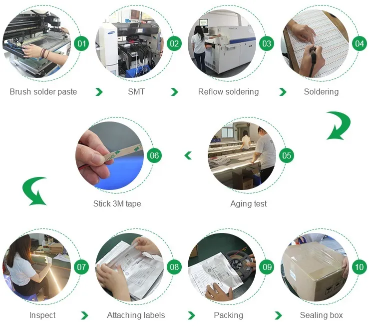 High Lumens LED Strip Aluminum LED Light Bar Sam-Sung 5630 LED Bar Light LED Strip 5630