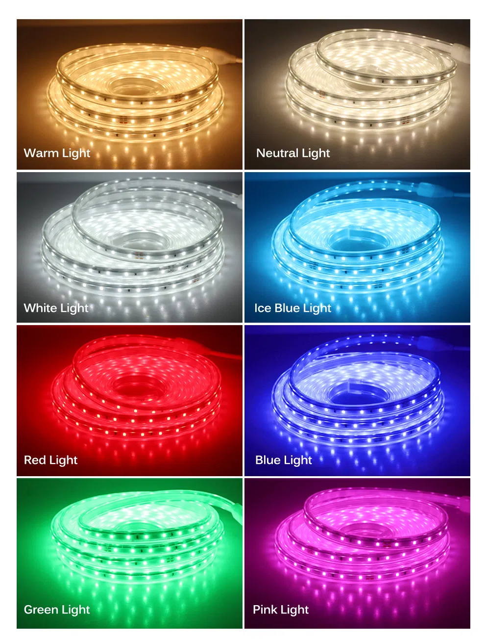 High Quality Waterproof Outdoor 60/ 120/ 180/ 240PCS LED Strip Light