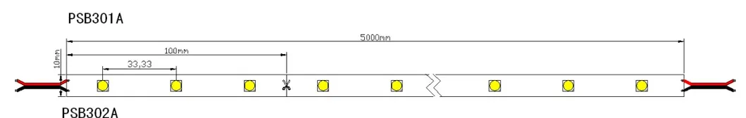 Hot Sale SMD5050 30LEDs Per Meter 12V LED Flexible Strip Light for Decoration Lighting
