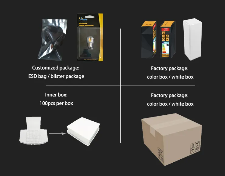 Small Size Warm White 12V 1.5 W G4 LED Bulb Outdoor