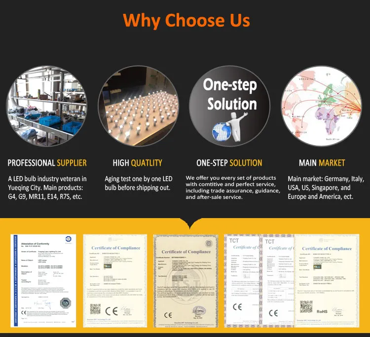 Small Size Warm White 12V 1.5 W G4 LED Bulb Outdoor