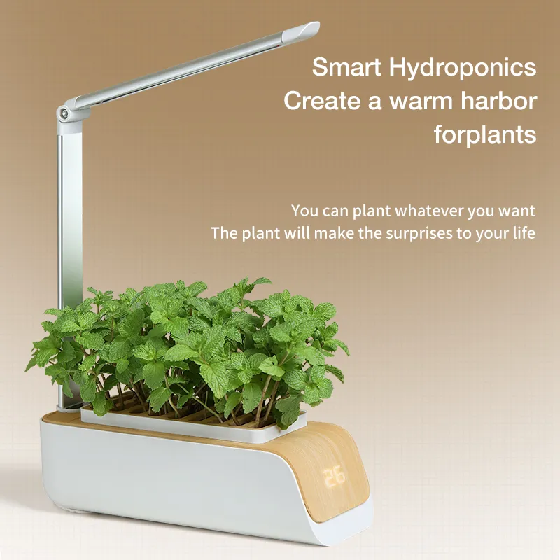 Smart Planter All in One Integrated Hydroponic Grow Light LED Lamp Garden