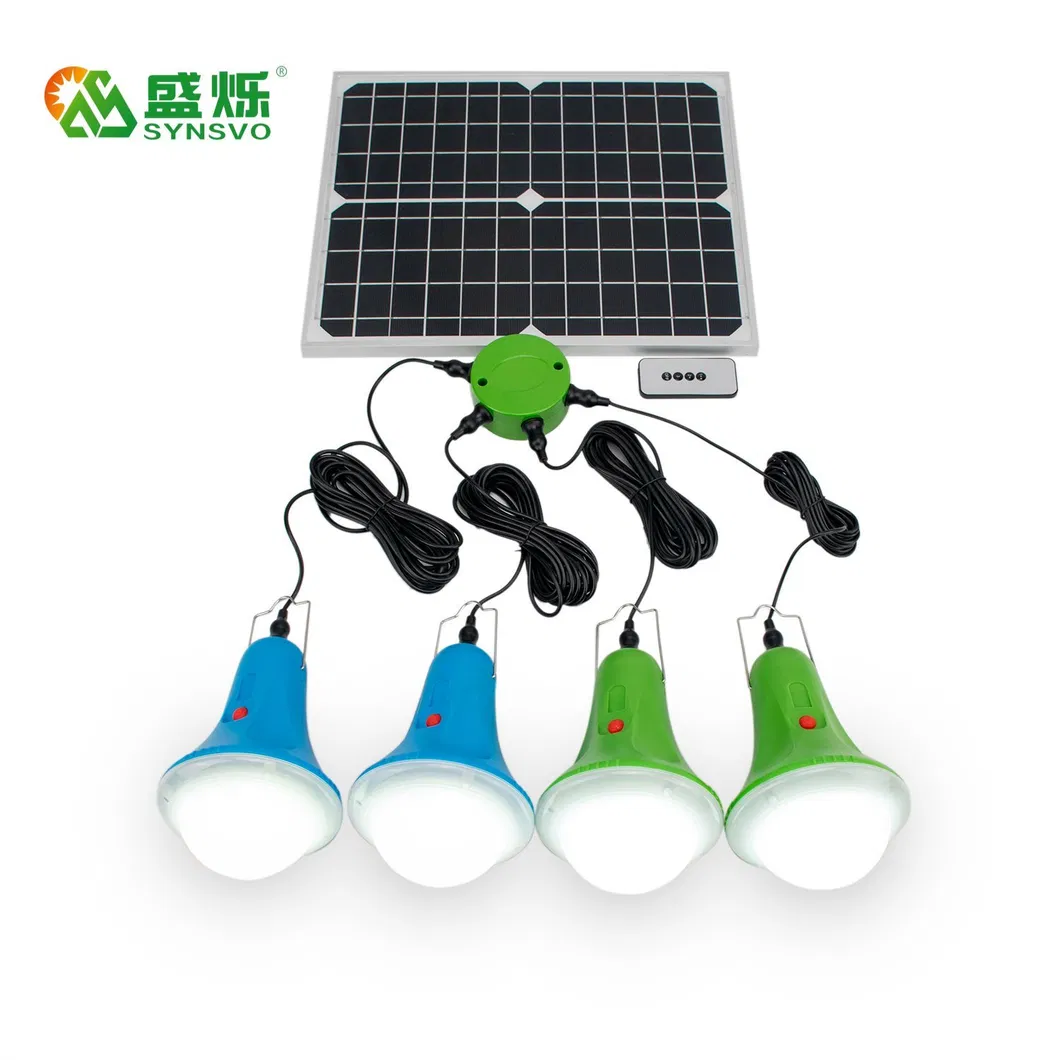 Solar Lights in Home off Grid Lights Kit Light up Four Rooms