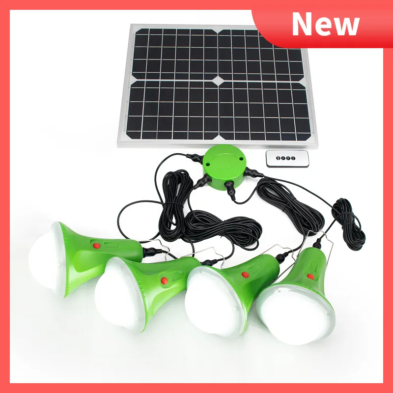 Solar Lights Portable Home Solar Power System Remote Control Lights
