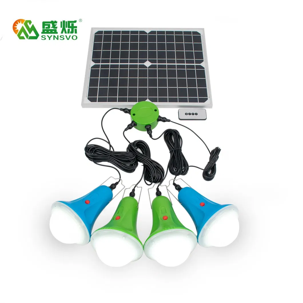 Solar Lights Portable Home Solar Power System Remote Control Lights
