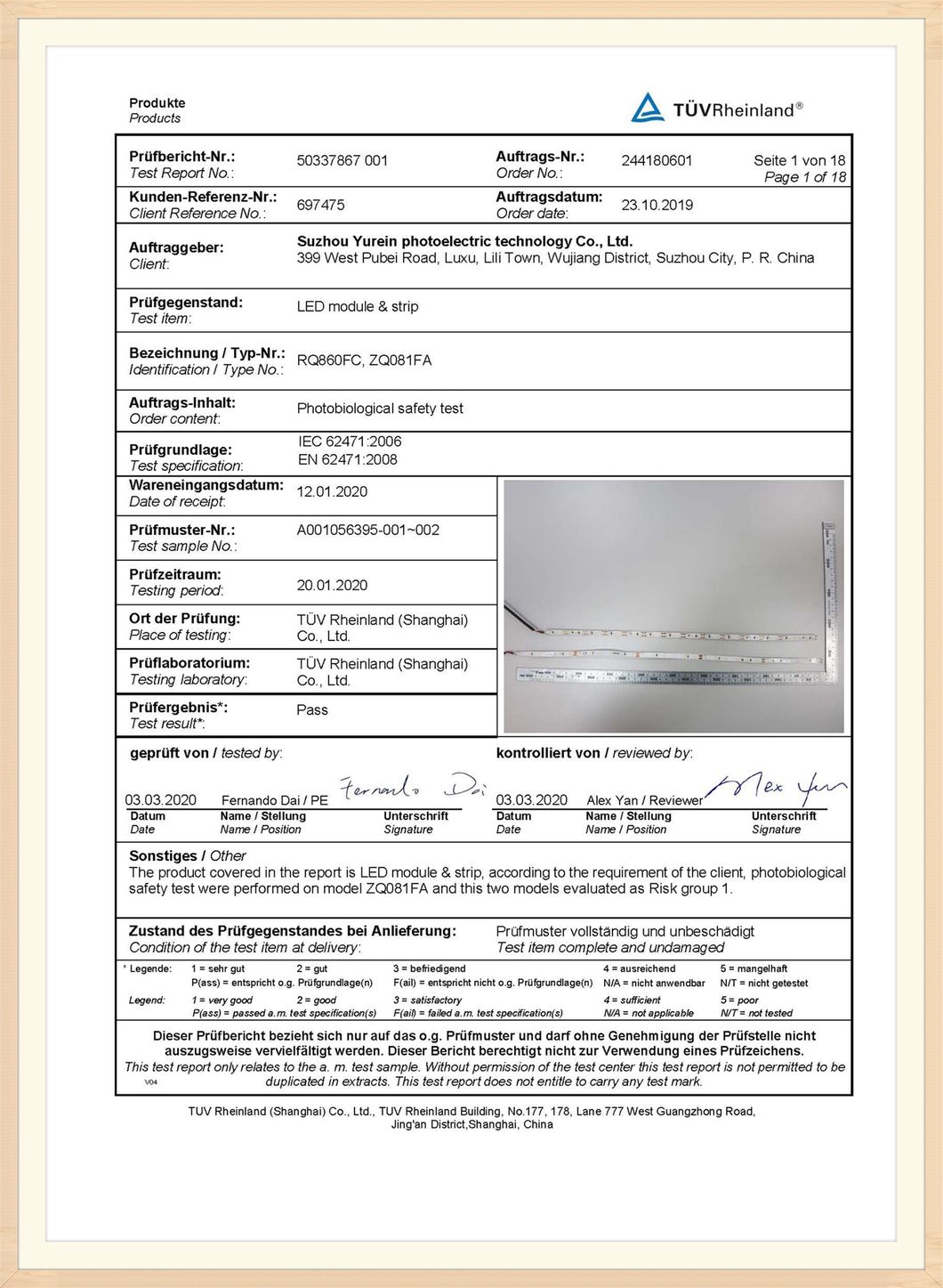 TUV-CE, UL Approved LED Light Strips 3years Warranty LED Strip