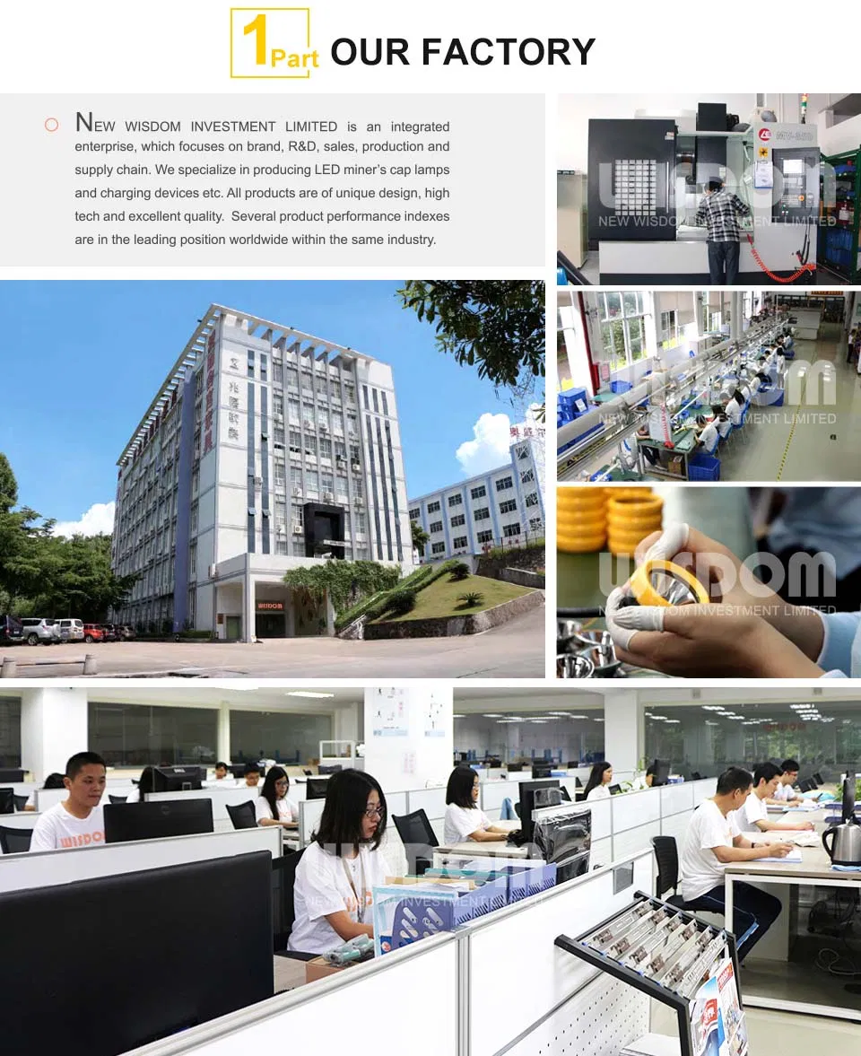 Wisdom Long Work Time 60h Miner Lamp. Lights with Top Quality